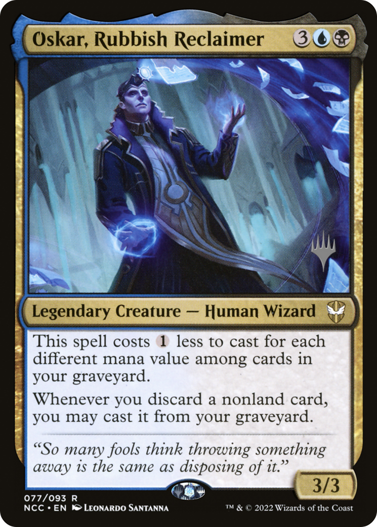 Image of Oskar, Rubbish Reclaimer (PPSNC-077) - New Capenna Commander Promos Foil