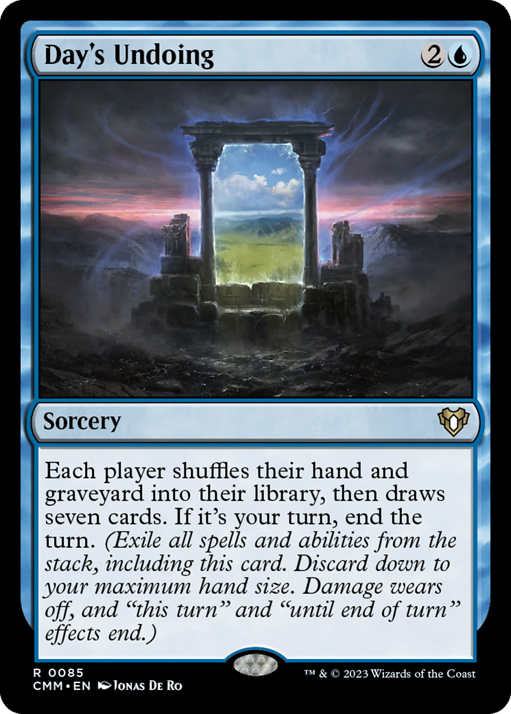 Image of Day's Undoing (CMM-085) - Commander Masters Foil