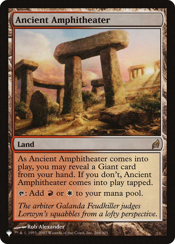 Image of Ancient Amphitheater (LIST-LRW-266) - The List
