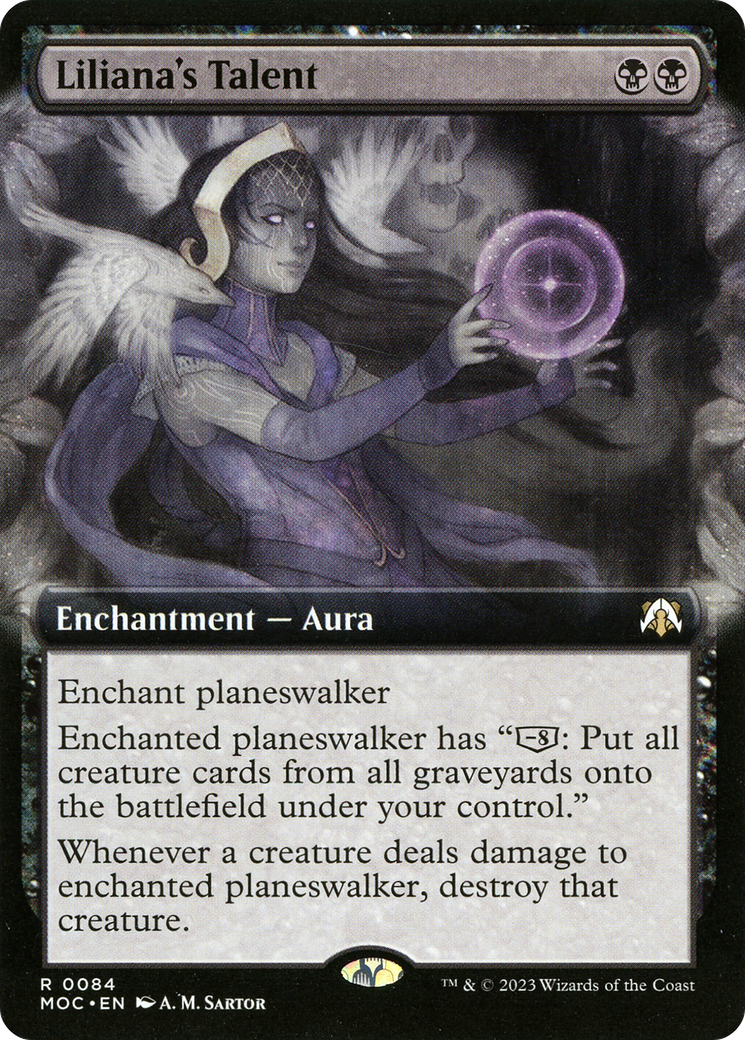 Image of Liliana's Talent (Extended Art) (MOC-084) - March of the Machine Commander: (Extended Art)