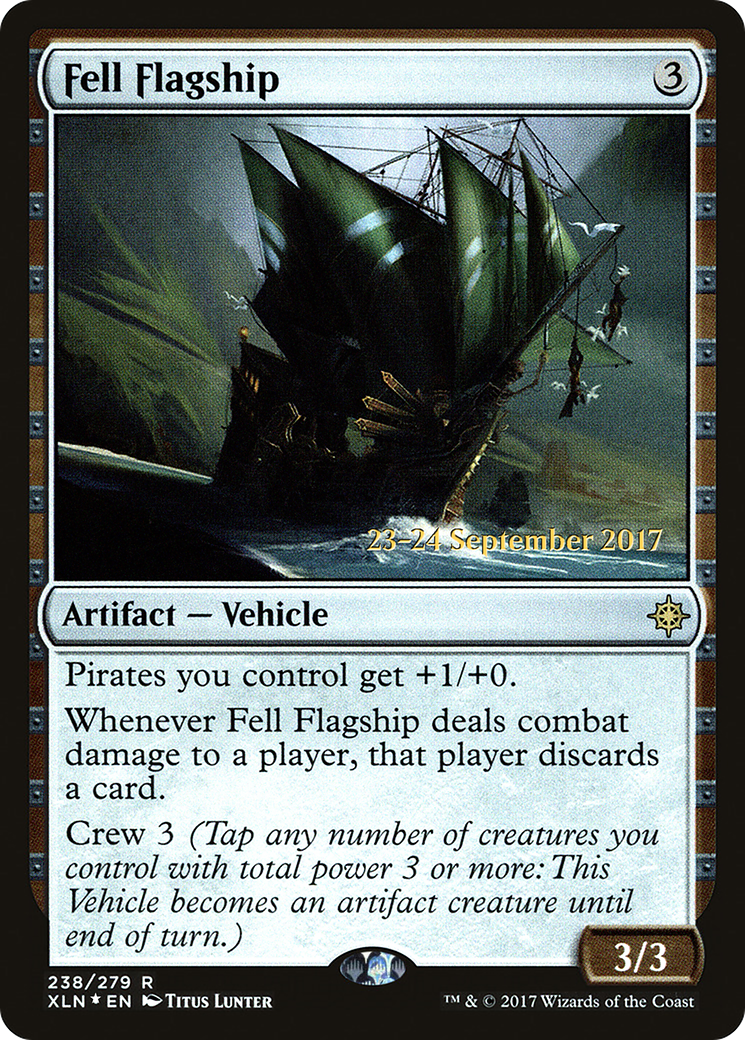 Image of Fell Flagship (PRE-238S) - Ixalan Promos Foil