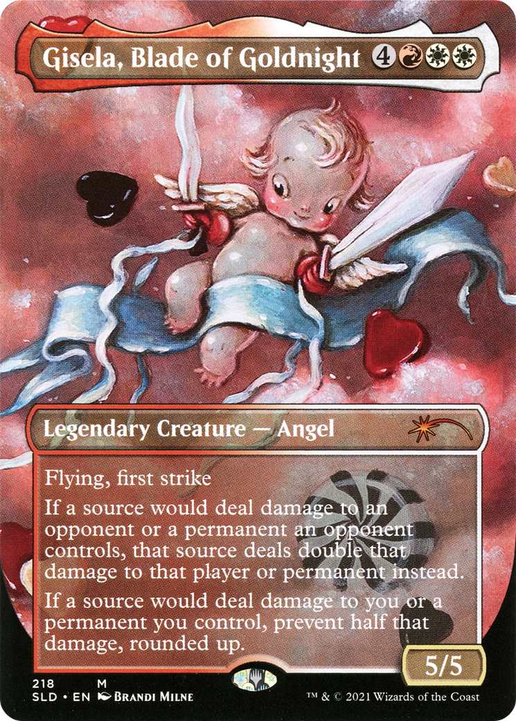 Image of Gisela, Blade of Goldnight (SLD-218) - Secret Lair Drop (Borderless)