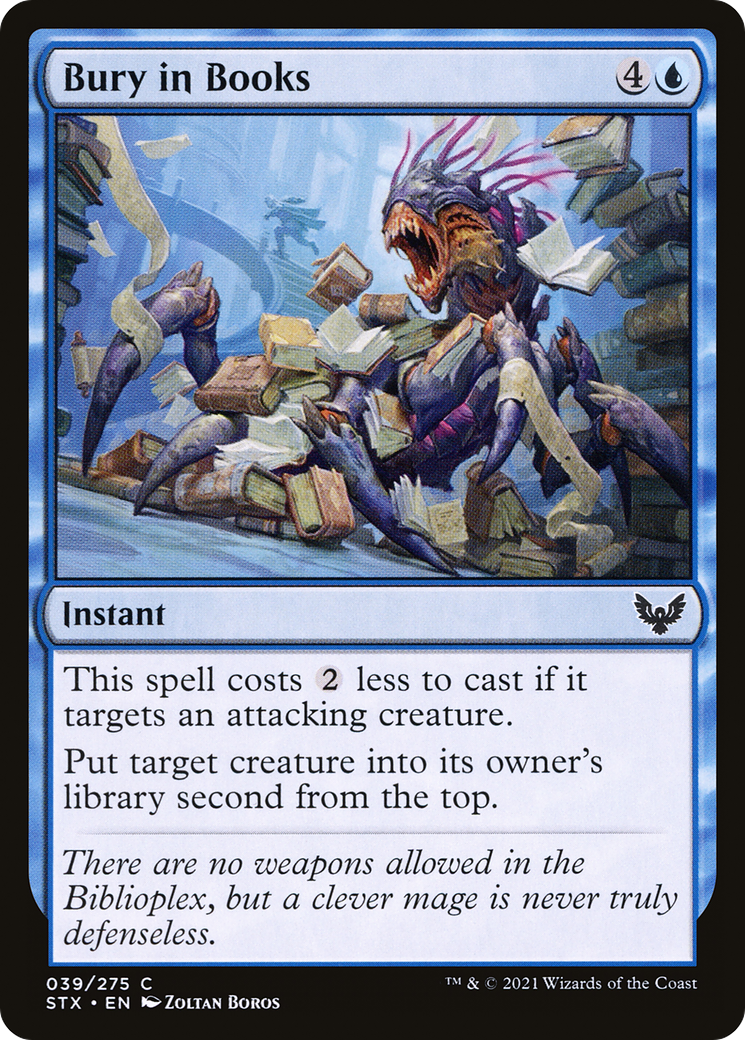 Image of Bury in Books (STX-039) - Strixhaven: School of Mages