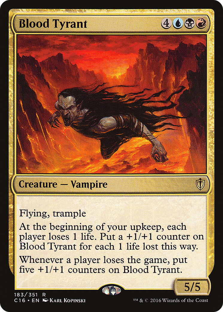 Image of Blood Tyrant (C16-183) - Commander 2016
