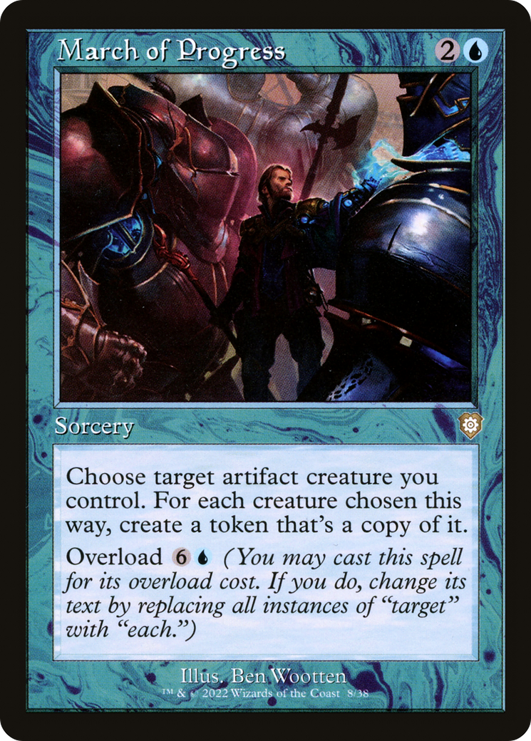 Image of March of Progress (Retro Frame) (BRC-008) - The Brothers' War Commander