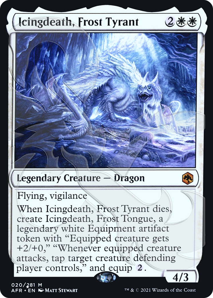Image of Icingdeath, Frost Tyrant (AFR&-020) - Adventures in the Forgotten Realms Promos Foil