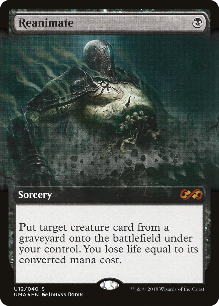 Image of Reanimate (UMA:BT-U12) - Ultimate Box Topper: (Extended Art) Foil