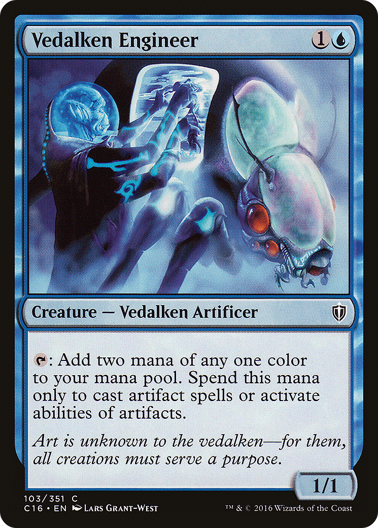 Image of Vedalken Engineer (C16-103) - Commander 2016