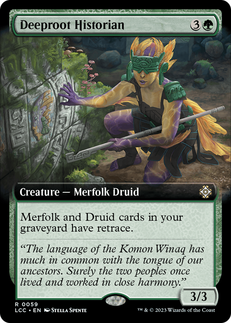 Image of Deeproot Historian (Extended Art) (LCC-059) - The Lost Caverns of Ixalan Commander: (Extended Art)