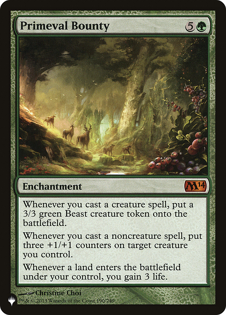 Image of Primeval Bounty (LIST-M14-190) - The List