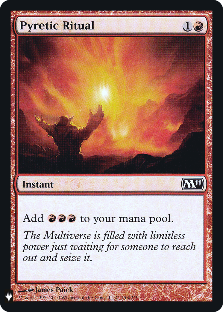 Image of Pyretic Ritual (LIST-M11-153) - The List Foil