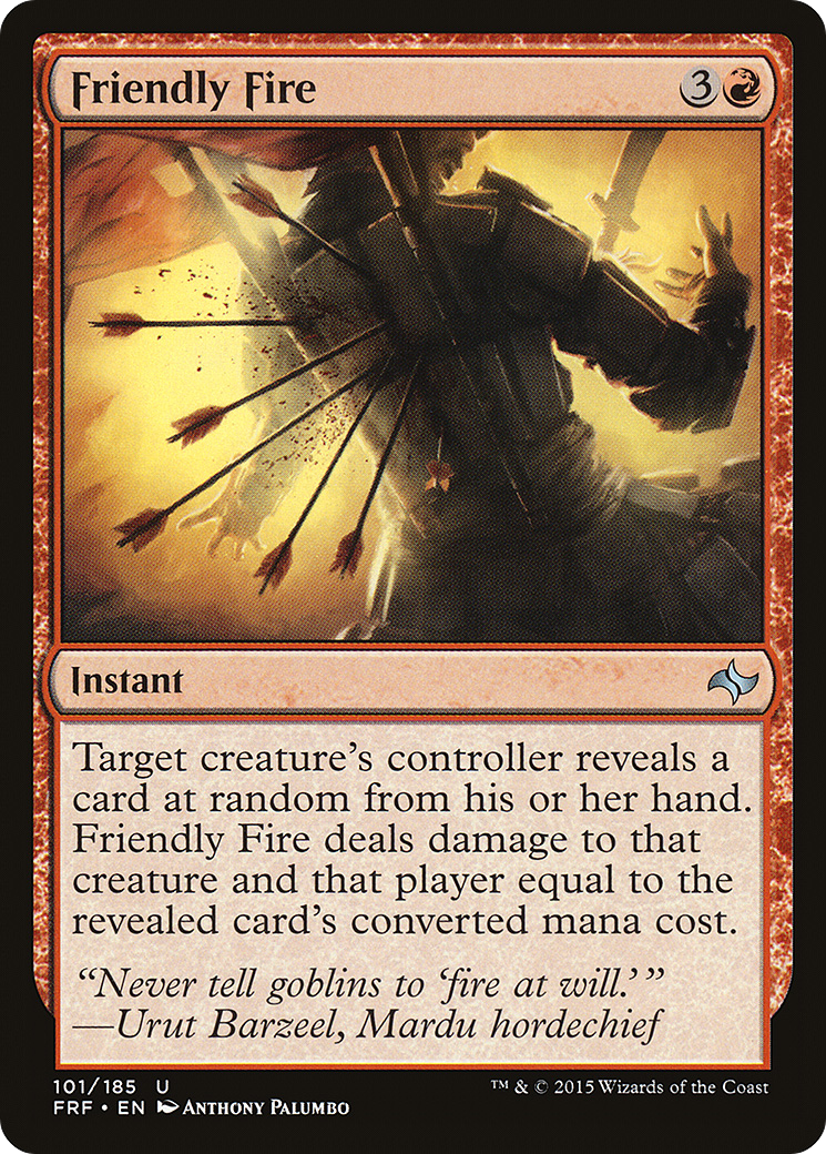 Image of Friendly Fire (FRF-101) - Fate Reforged