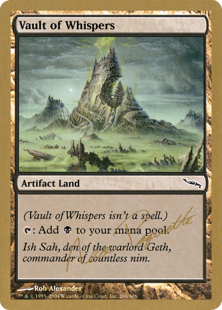 Image of Vault of Whispers - 2004 Aeo Paquette (MRD) (WCD-AP286) - World Championship Decks 2004