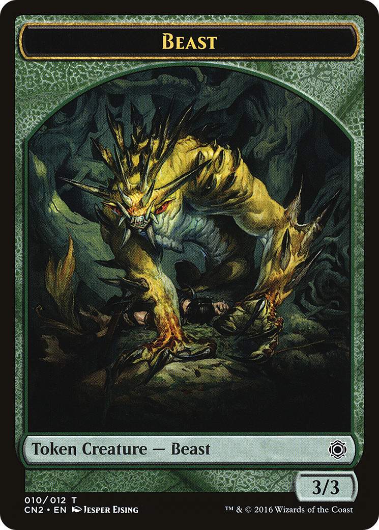 Image of Beast Token (CN2-010) - Conspiracy: Take the Crown Tokens