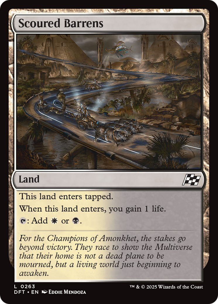 Image of Scoured Barrens (DFT-263) - Aetherdrift Foil