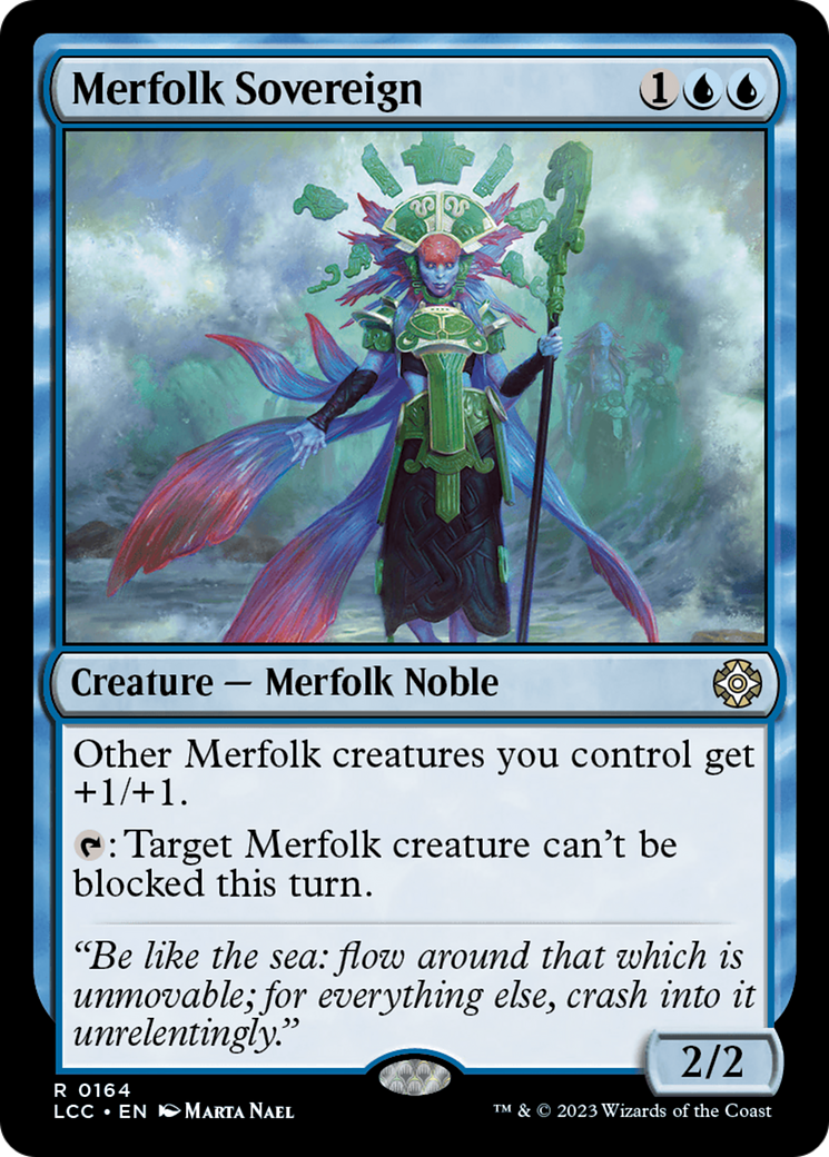 Image of Merfolk Sovereign (LCC-164) - The Lost Caverns of Ixalan Commander