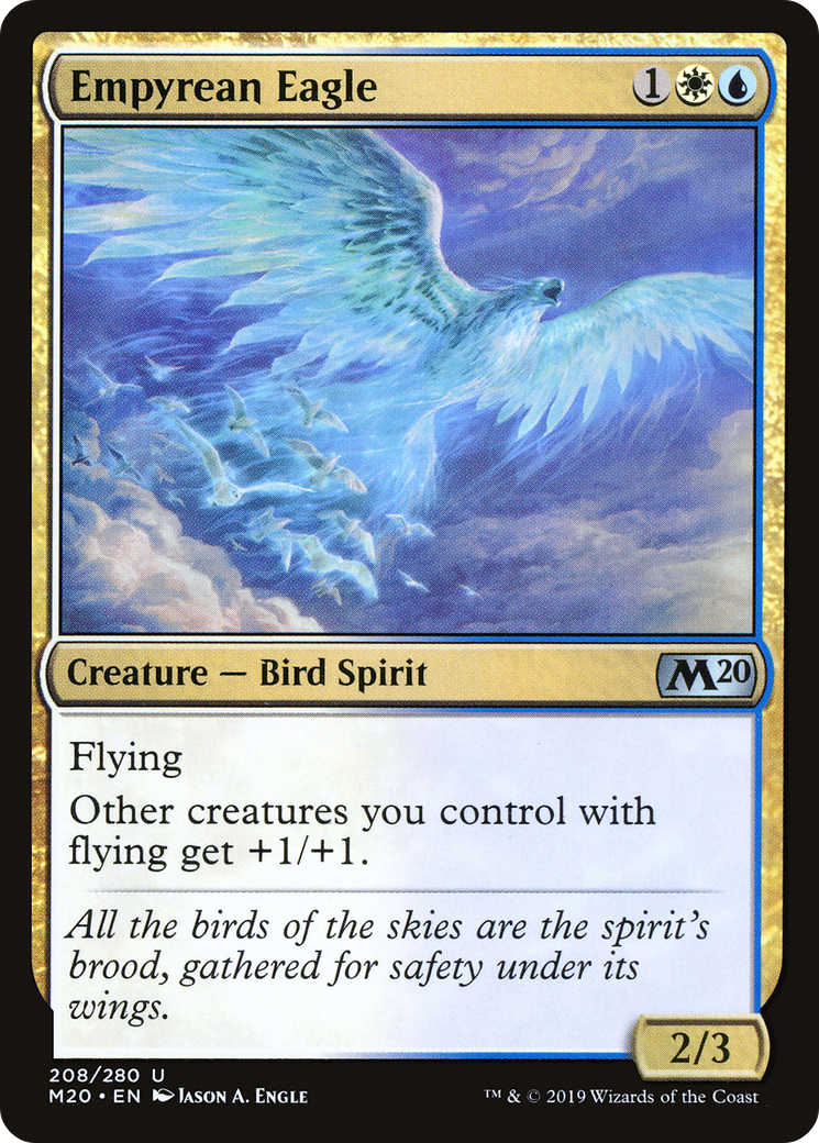 Image of Empyrean Eagle (M20-208) - Core Set 2020 Foil