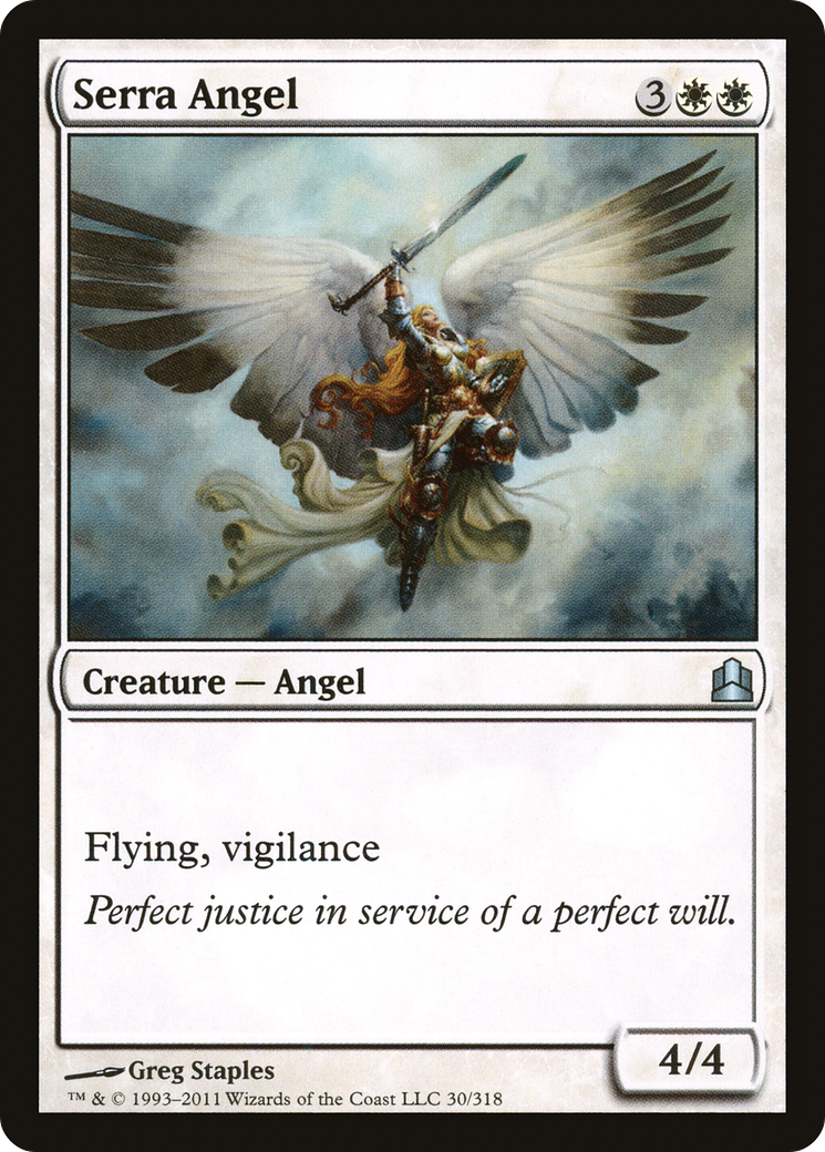 Image of Serra Angel (CMD-030) - Commander 2011