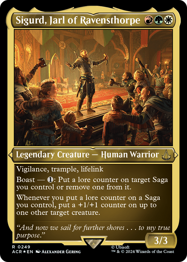 Image of Sigurd, Jarl of Ravensthorpe (ACR-249) - Assassin's Creed Etched Foil