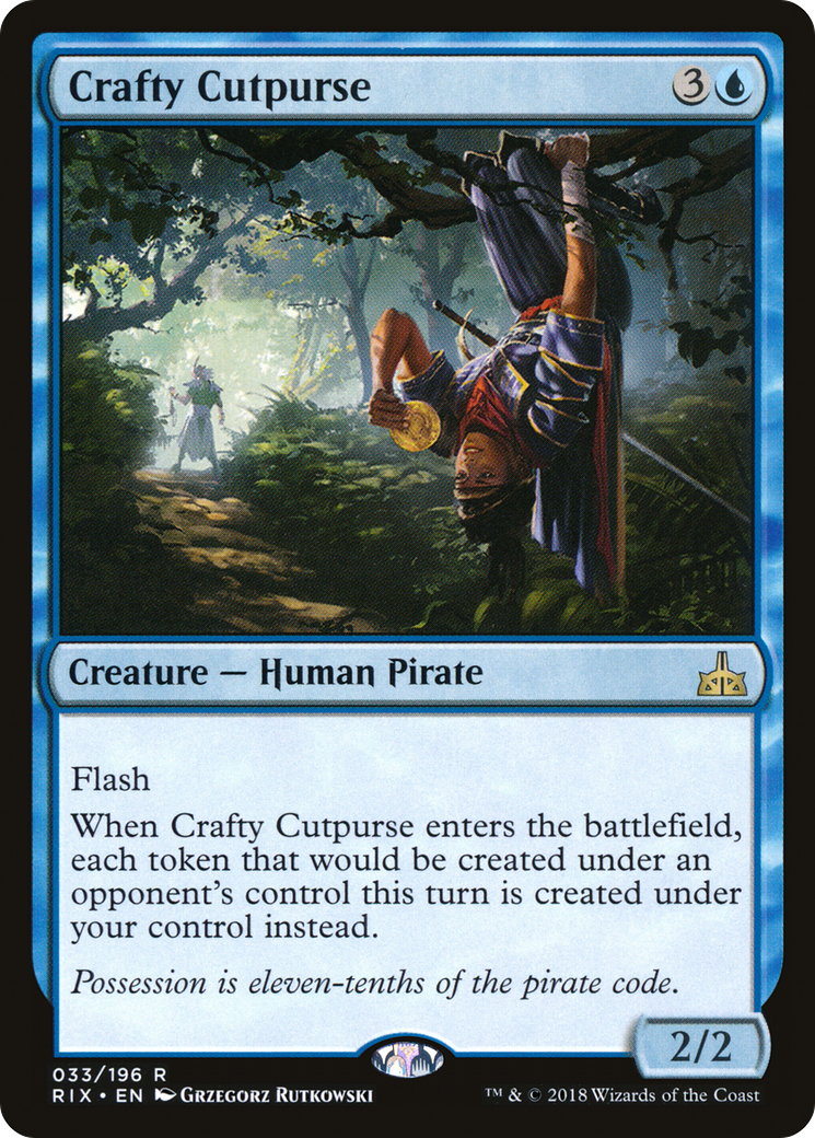 Image of Crafty Cutpurse (RIX-033) - Rivals of Ixalan Foil