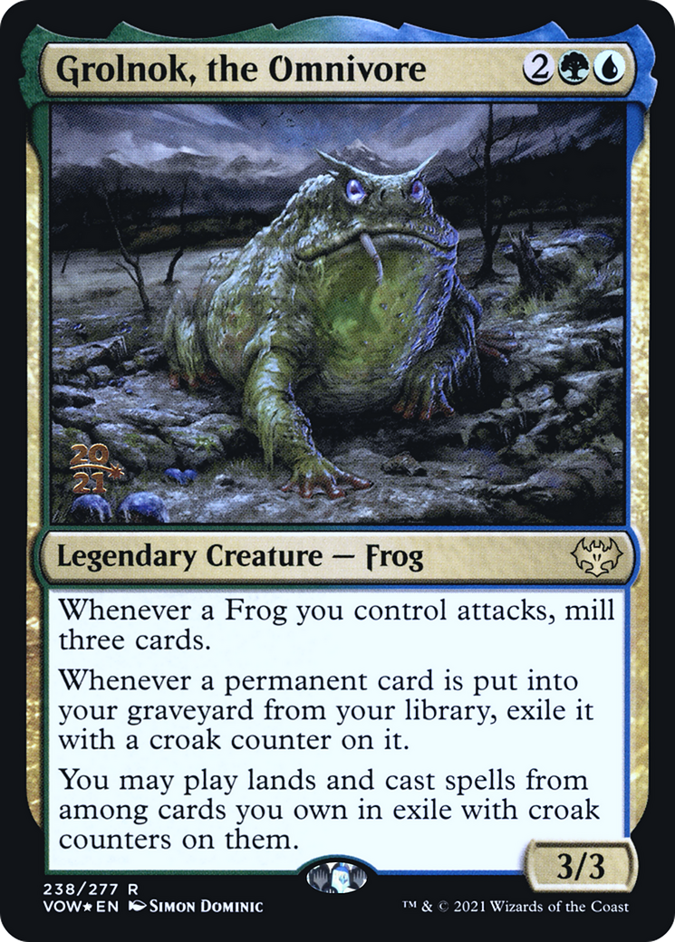 Image of Grolnok, the Omnivore (PRE-238) - Innistrad: Crimson Vow Promos Foil
