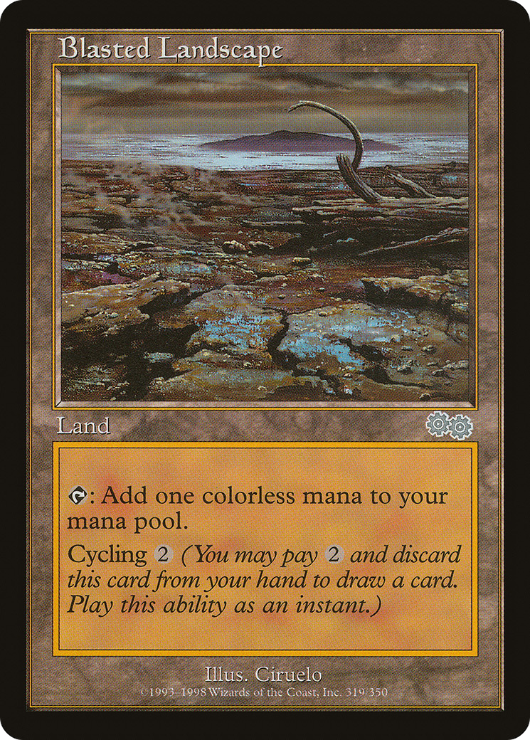 Image of Blasted Landscape (USG-319) - Urza's Saga