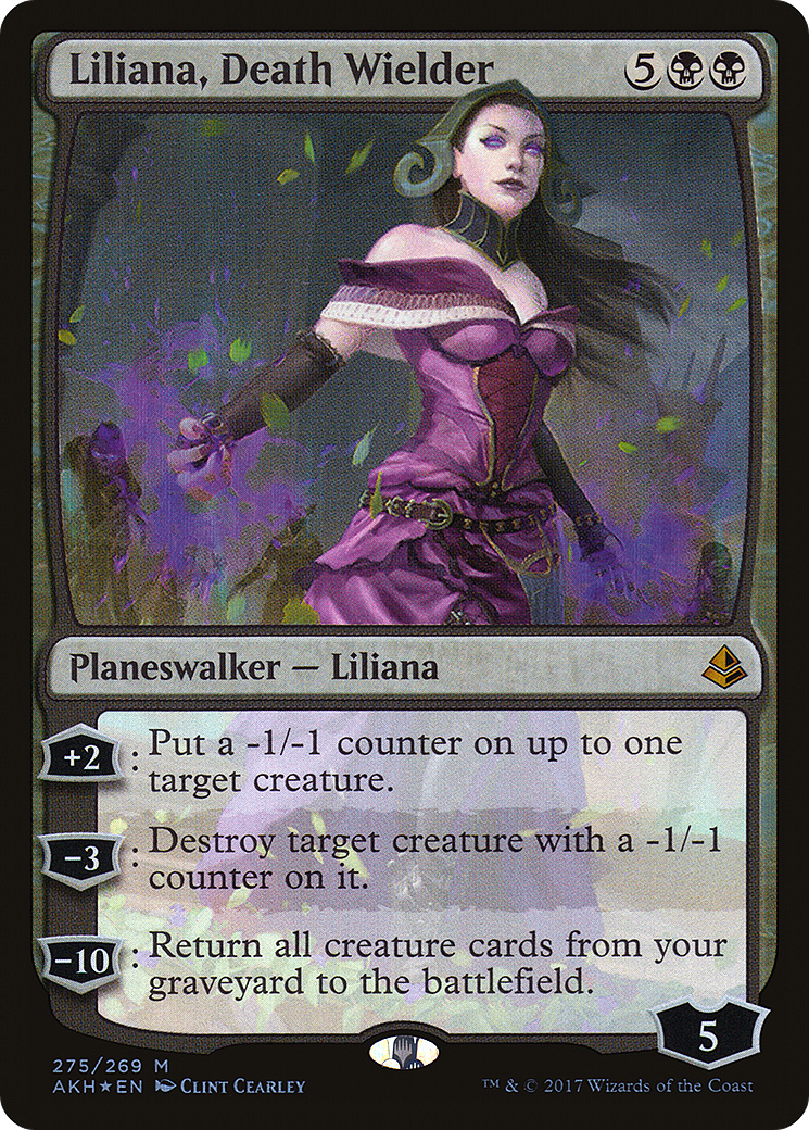 Image of Liliana, Death Wielder (AKH-275) - Amonkhet Foil