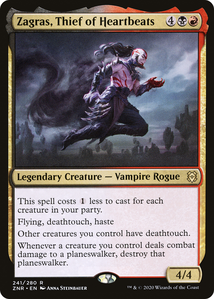 Image of Zagras, Thief of Heartbeats (ZNR-241) - Zendikar Rising
