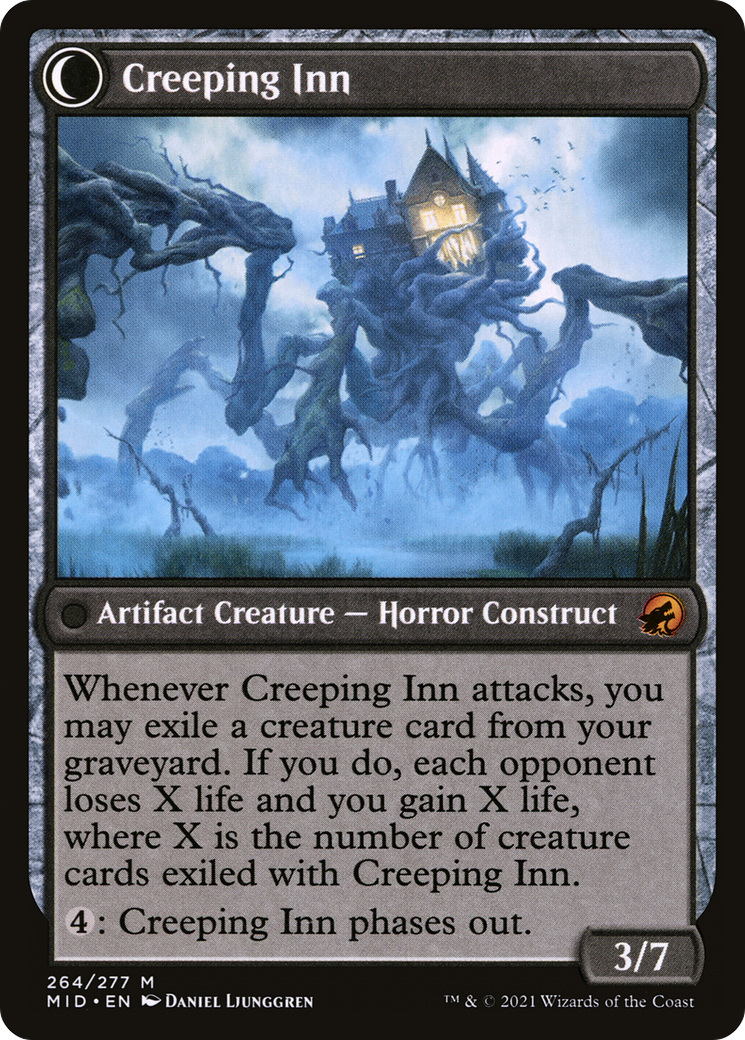 Image of Hostile Hostel (MID-264) - Innistrad: Midnight Hunt: (Double Faced Transform) Foil