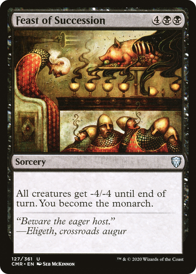Image of Feast of Succession (CMR-127) - Commander Legends Foil