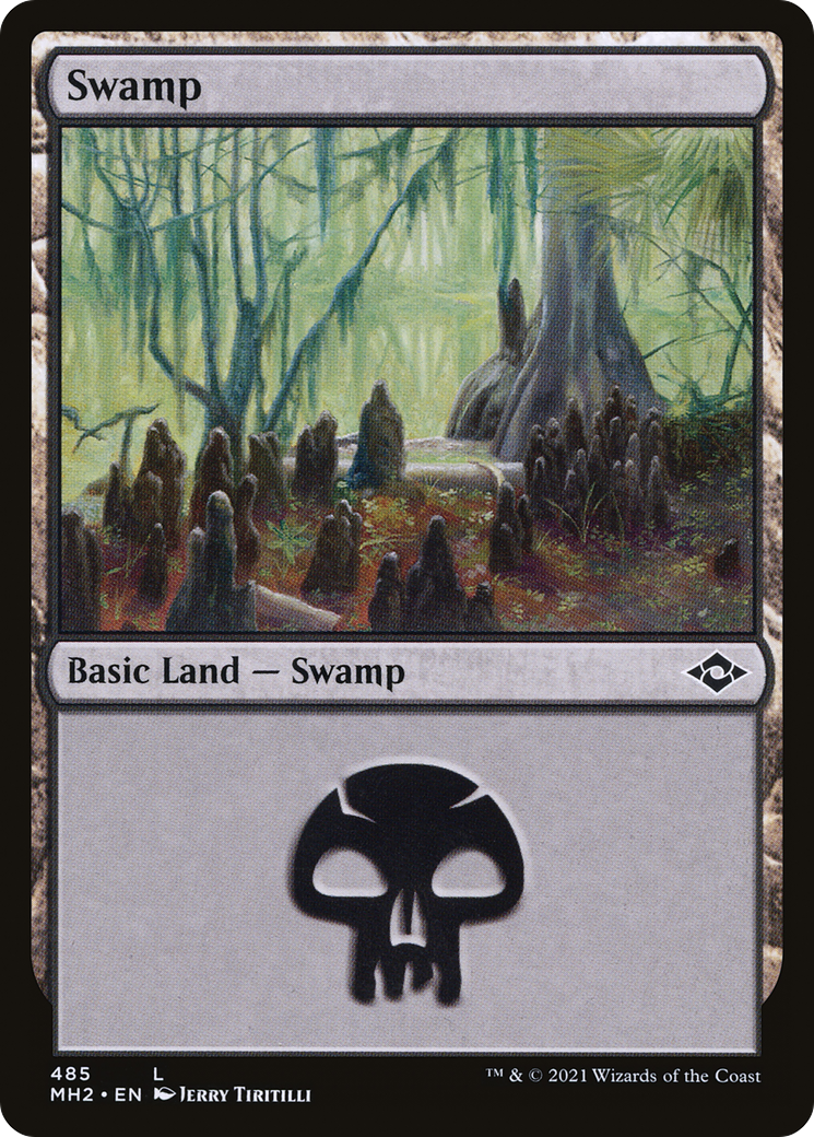 Image of Swamp (485) (MH2-485) - Modern Horizons 2 Foil