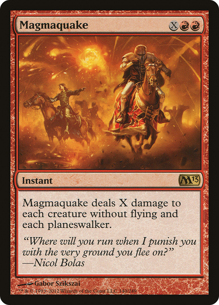 Image of Magmaquake (M13-140) - Magic 2013 Foil