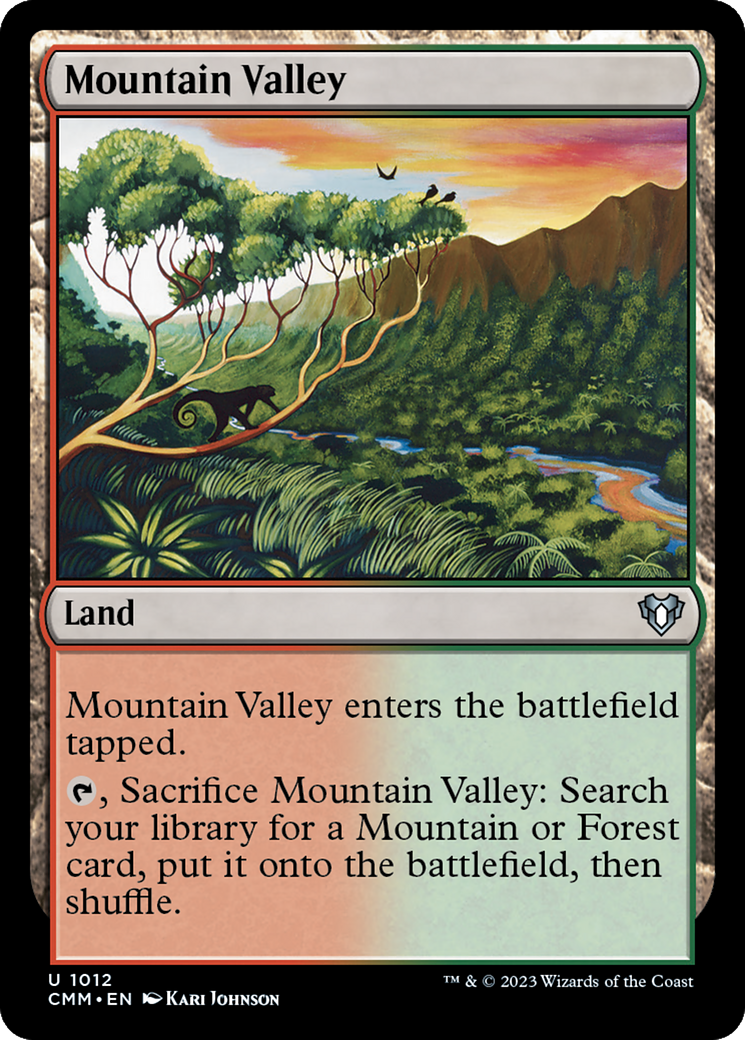 Image of Mountain Valley (CMM-1012) - Commander Masters