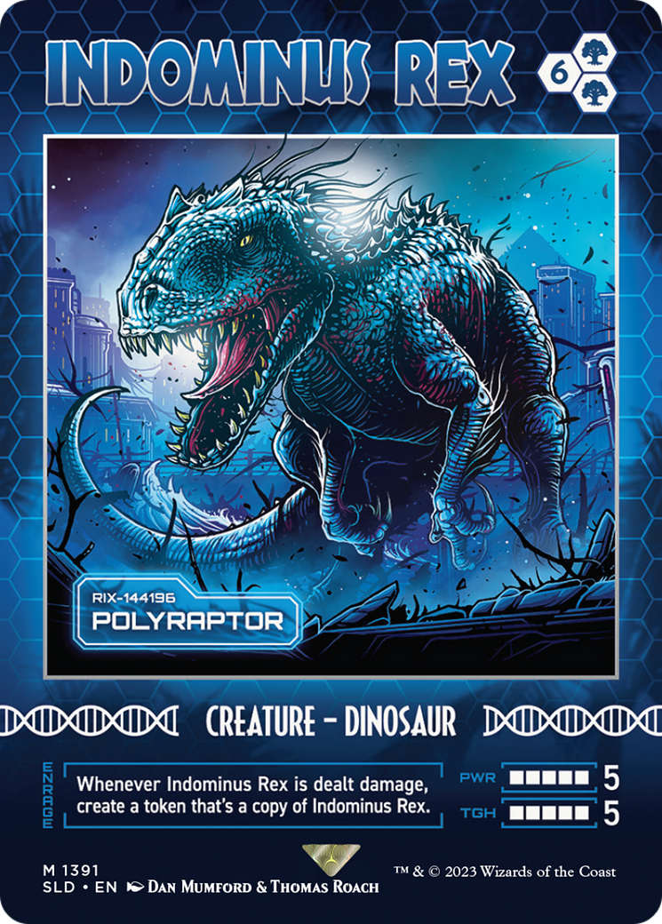 Image of Indominus Rex - Polyraptor (SLD-1391) - Secret Lair Drop / Indominus Rex (Borderless)