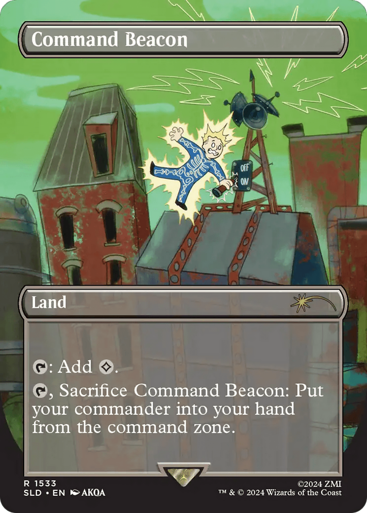 Image of Command Beacon (SLD-1533) - Secret Lair Drop (Borderless)