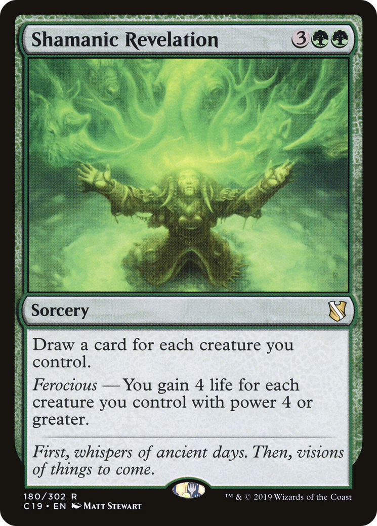 Image of Shamanic Revelation (C19-180) - Commander 2019