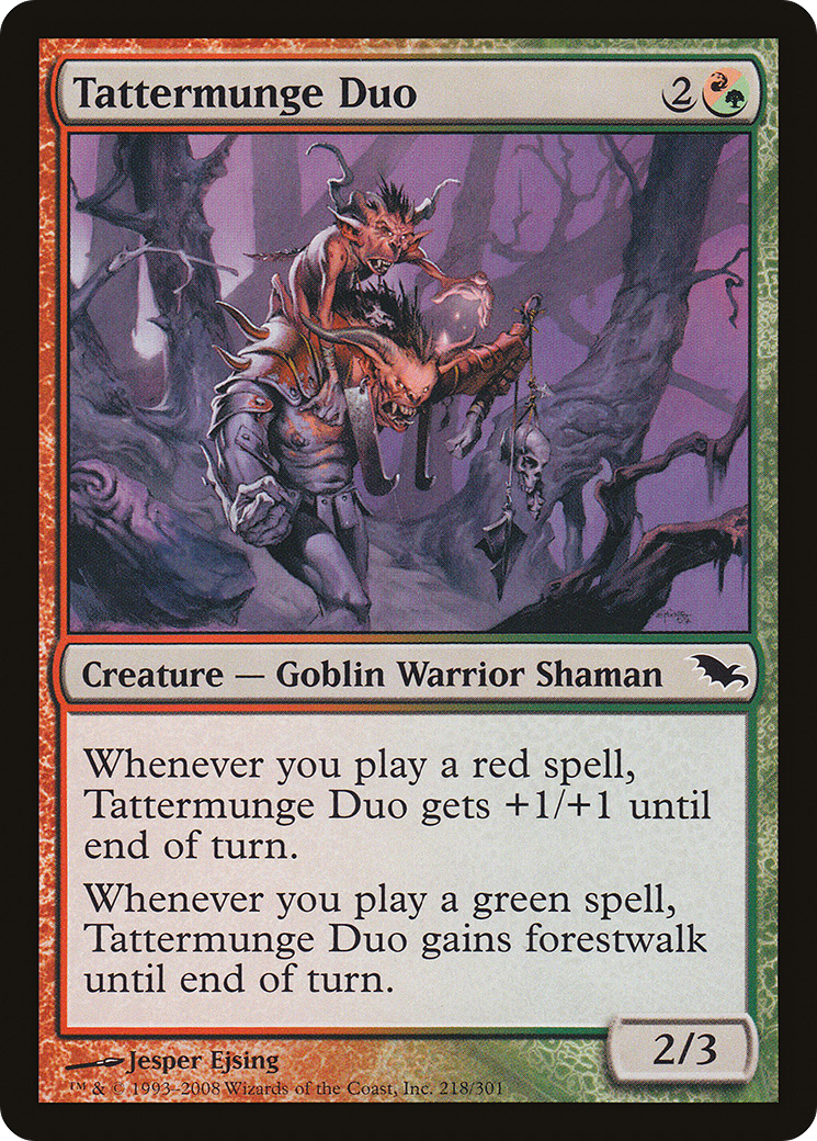 Image of Tattermunge Duo (SHM-218) - Shadowmoor Foil