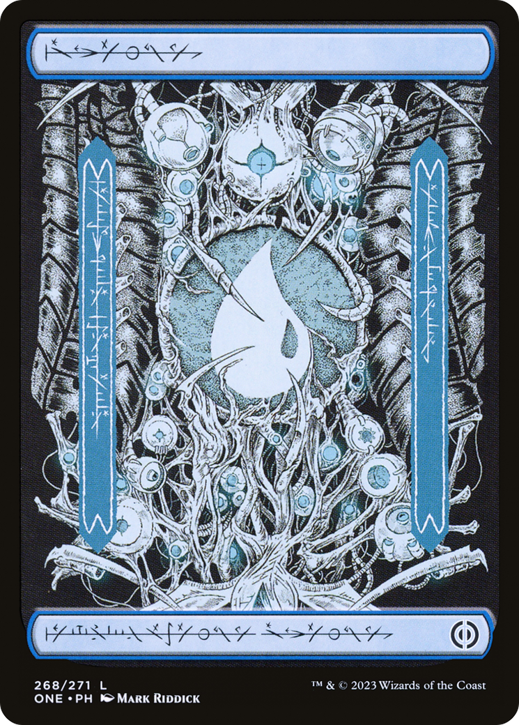 Image of Island (268) - Full Art (ONE-268) - Phyrexia: All Will Be One