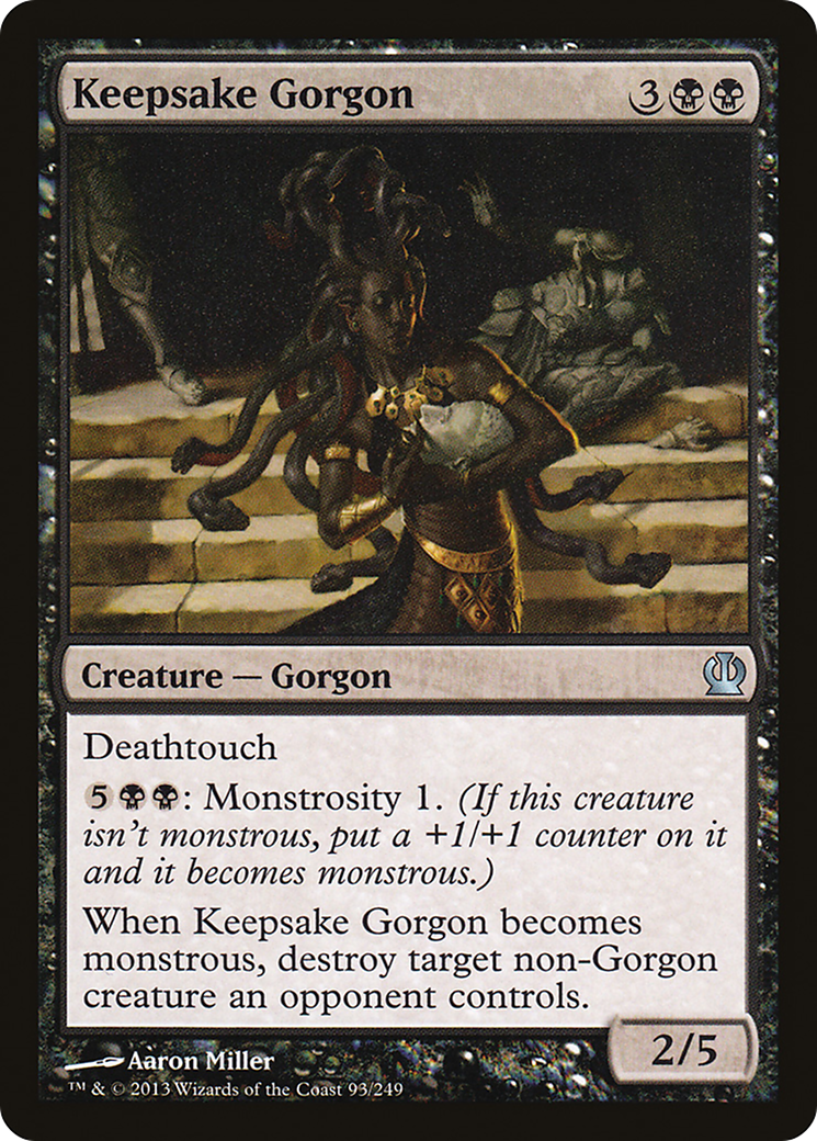 Image of Keepsake Gorgon (THS-093) - Theros