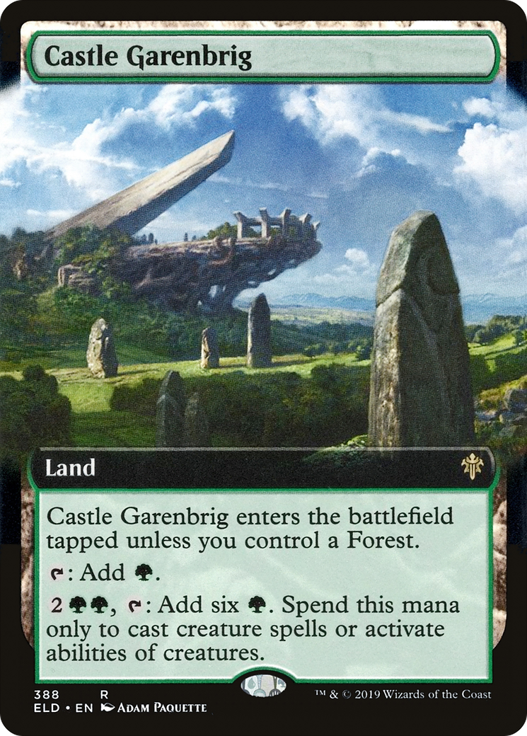 Image of Castle Garenbrig (Extended Art) (ELD-388) - Throne of Eldraine: (Extended Art)
