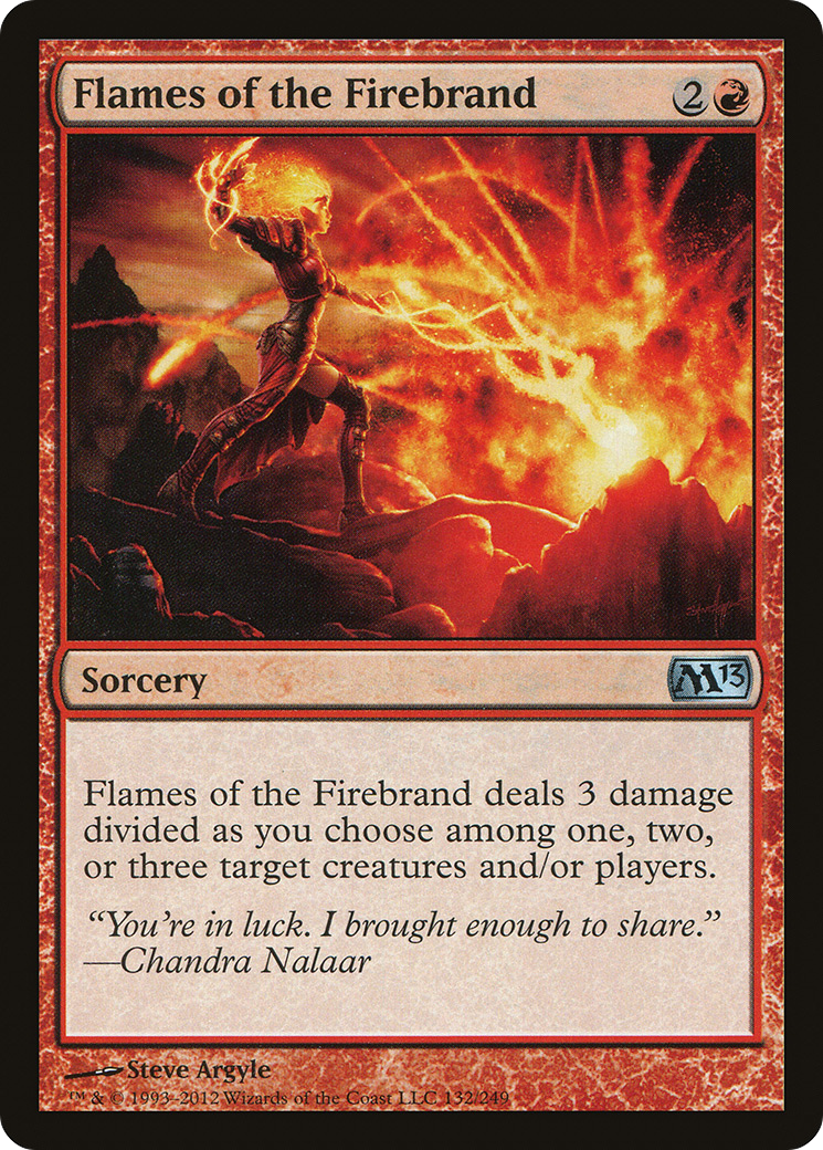 Image of Flames of the Firebrand (M13-132) - Magic 2013 Foil