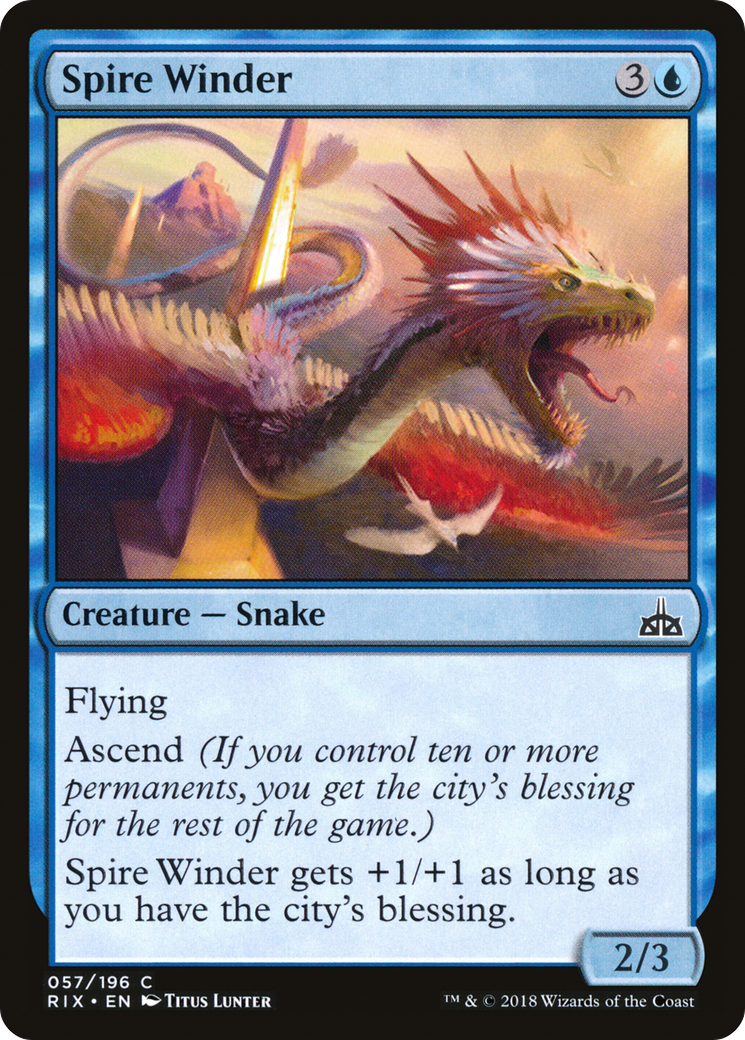Image of Spire Winder (RIX-057) - Rivals of Ixalan Foil