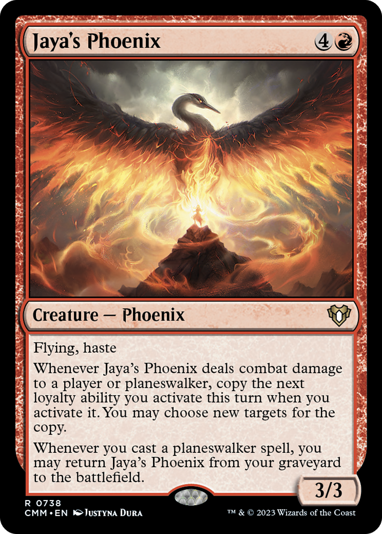 Image of Jaya's Phoenix (CMM-738) - Commander Masters