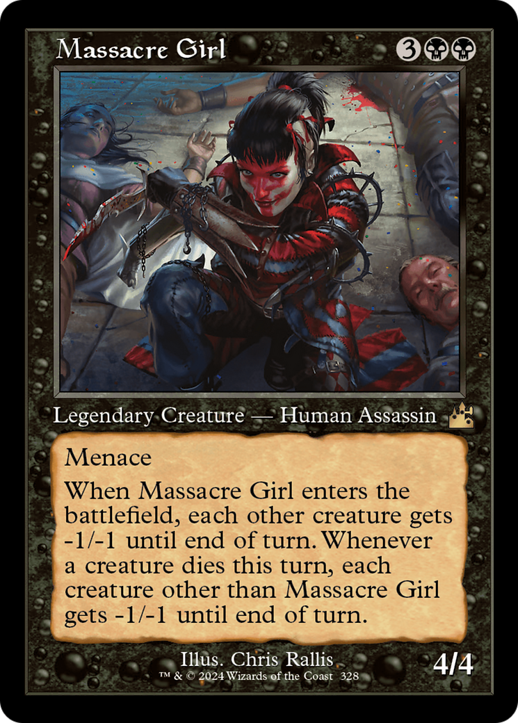 Image of Massacre Girl (Retro Frame) (RVR-328) - Ravnica Remastered