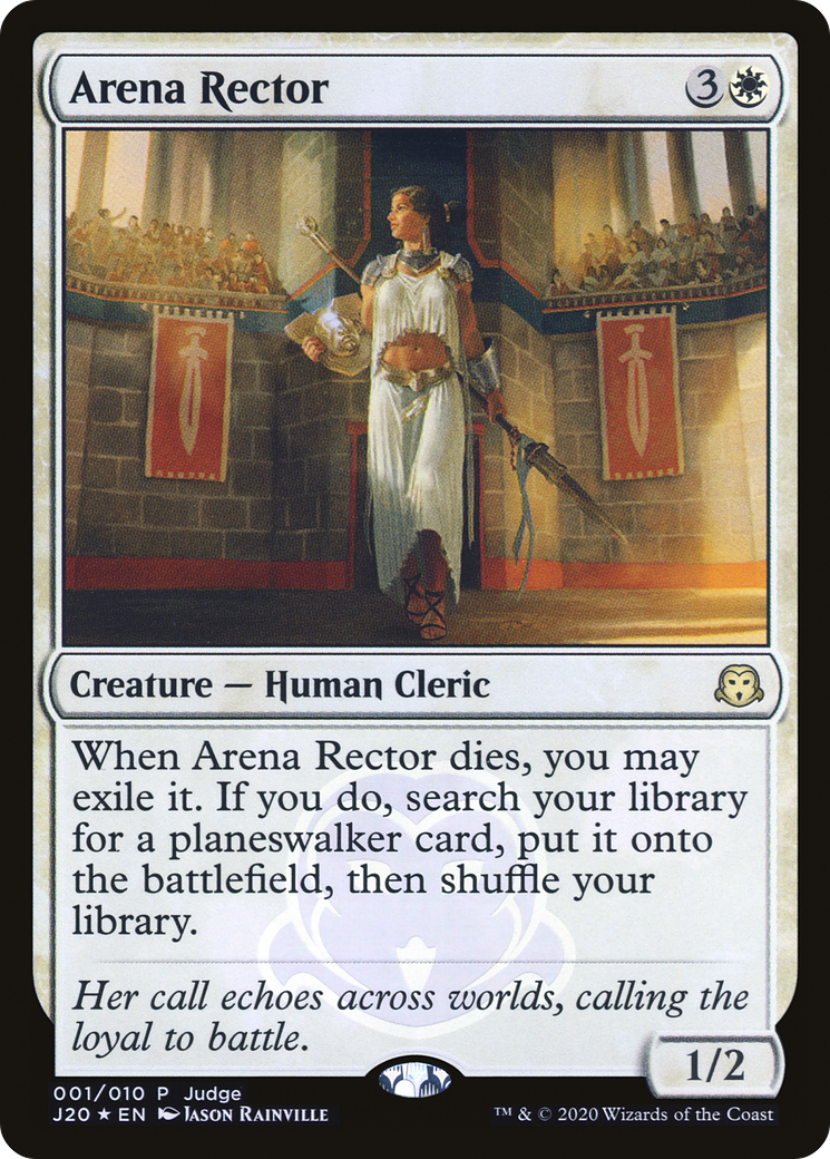 Image of Arena Rector (JDG-001) - Judge Gift Cards 2020 Foil