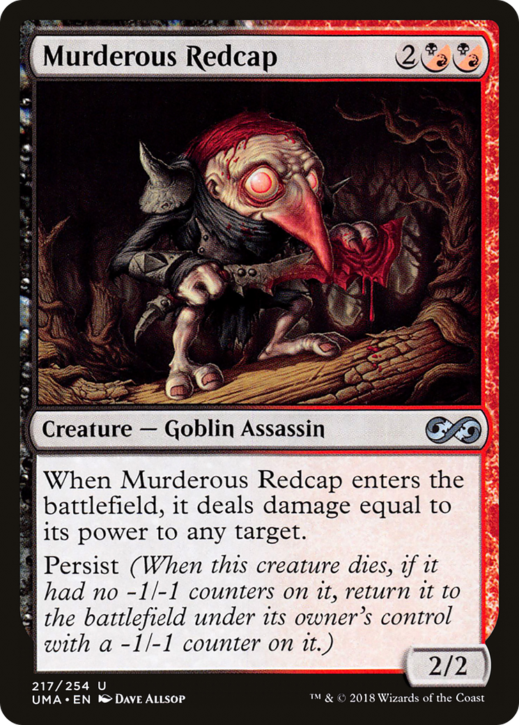 Image of Murderous Redcap (UMA-217) - Ultimate Masters
