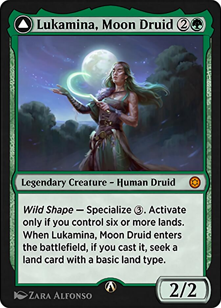 Image of Lukamina, Moon Druid (HBG-017) - Alchemy Horizons: Baldur's Gate
