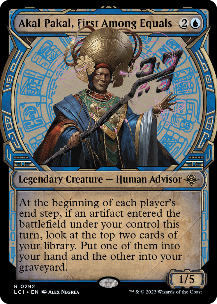 Image of Akal Pakal, First Among Equals (Showcase) (LCI-292) - The Lost Caverns of Ixalan: (Showcase) Foil