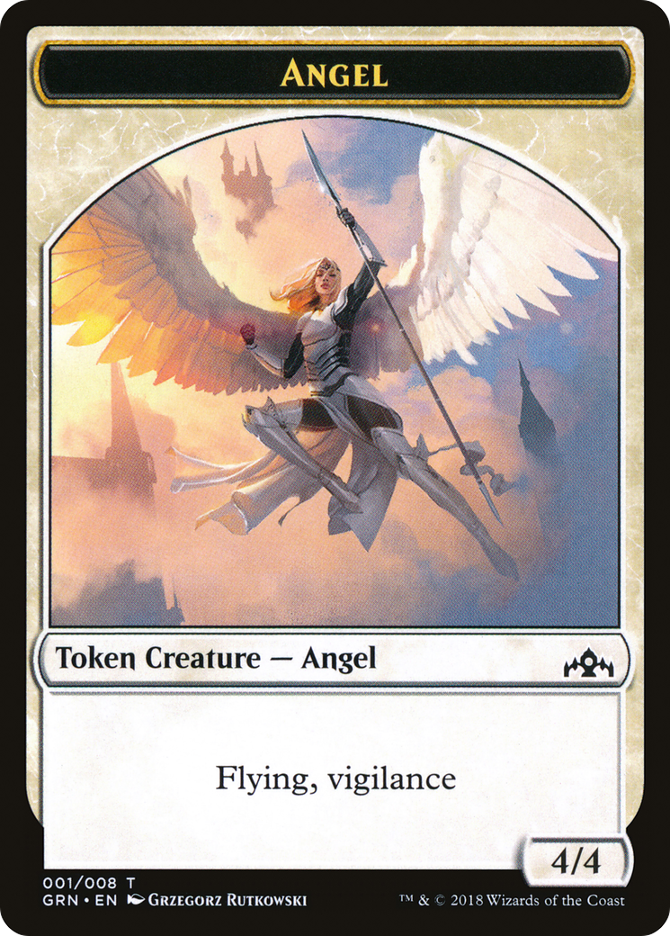 Image of Angel Token (GRN-001) - Guilds of Ravnica Tokens