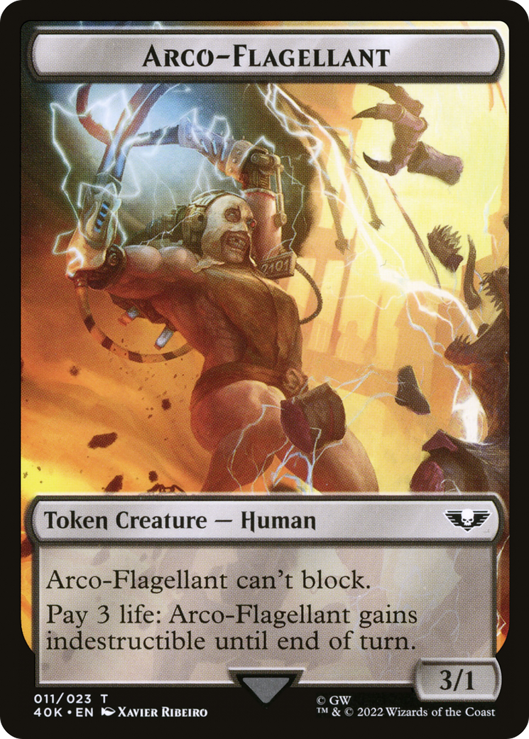 Image of Arco-Flagellant (T40K-011) - Warhammer 40,000 Tokens